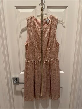 Rose Gold Sequin Dress